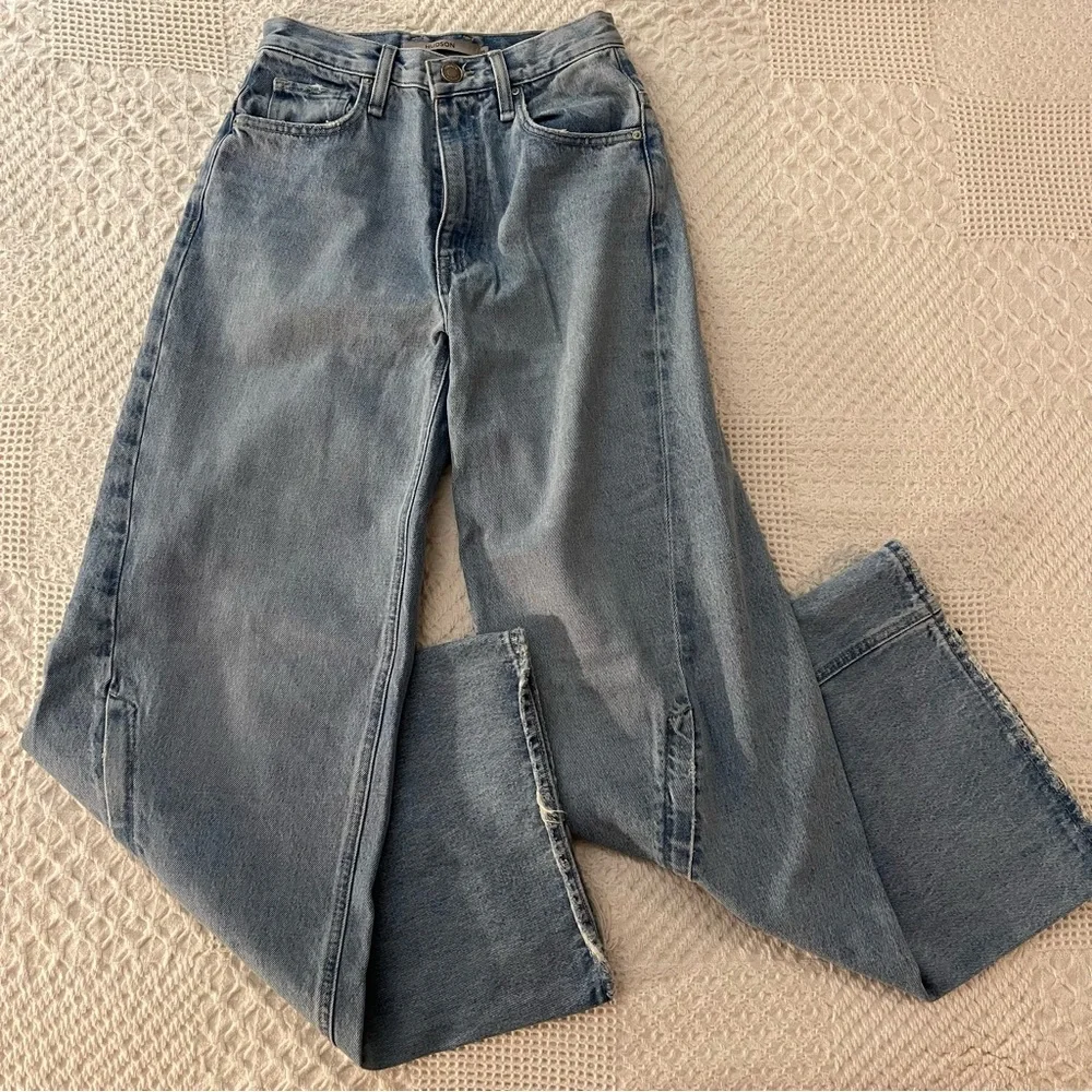 Hudson Jeans James HR Forward Seam Wide Leg Jean - Picture 4 of 12